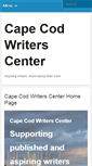 Mobile Screenshot of capecodwriterscenter.org