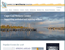 Tablet Screenshot of capecodwriterscenter.org